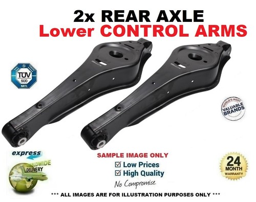 Rear axle lower track - 2x,