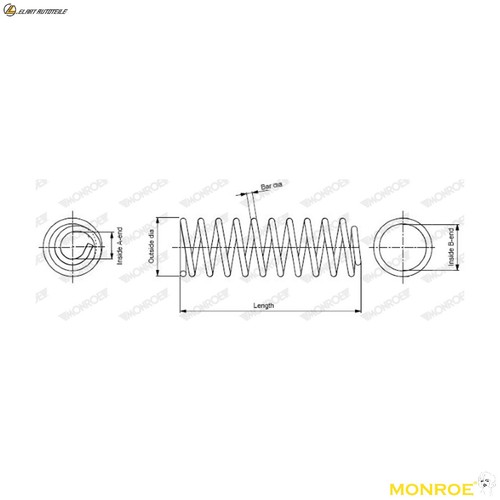 Suspension spring sp3472 for - suspension,